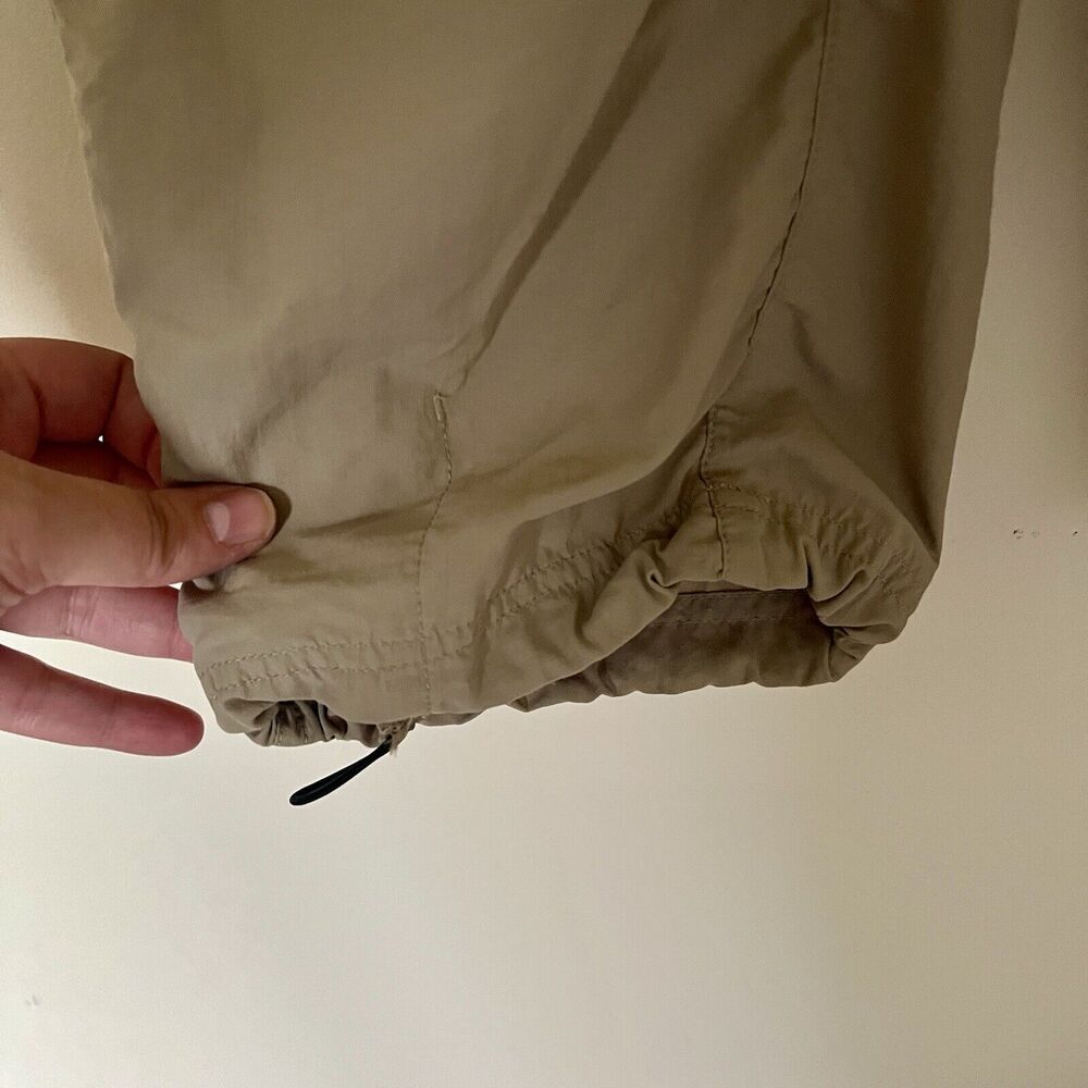 LL Bean Womens‎ Ripstop Pull-On Capri Pants Size 4 Beige Khaki Hiking Granola - Picture 5 of 7